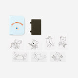 Flying Tiger Copenhagen magic drawing board for kids, colorful hobby toy with a screen and stylus for creative doodling and drawing.