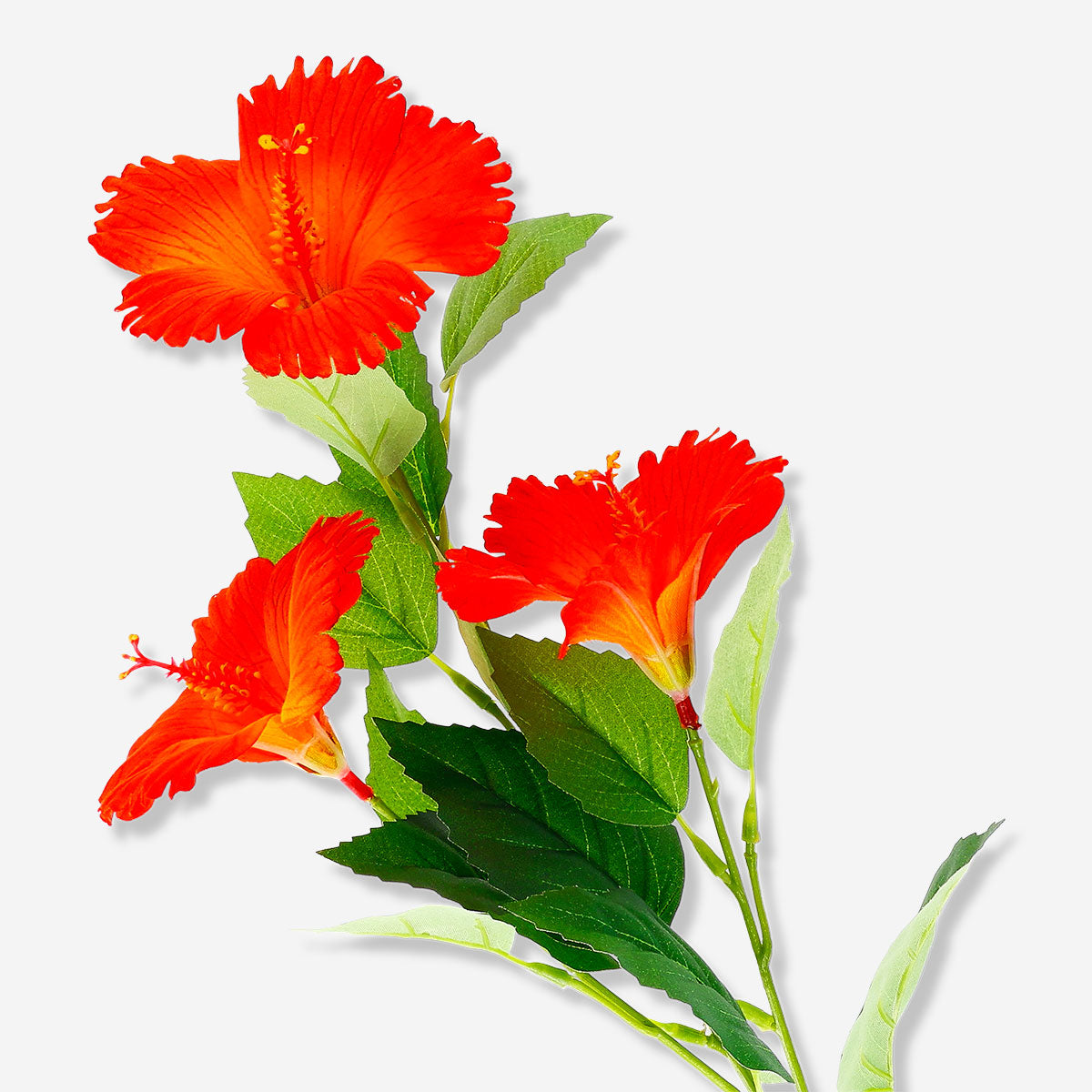 Decorative 66 cm hibiscus flower home decor by Flying Tiger Copenhagen, vibrant artificial flower for interior decoration.