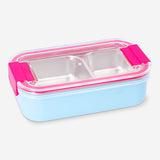 Flying Tiger Copenhagen kitchen lunchbox with divider tray, featuring a secure lid and compartment for organized meal storage.