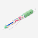 Colorful erasable gel pen with flower design by Flying Tiger Copenhagen, perfect for office writing and creative projects.
