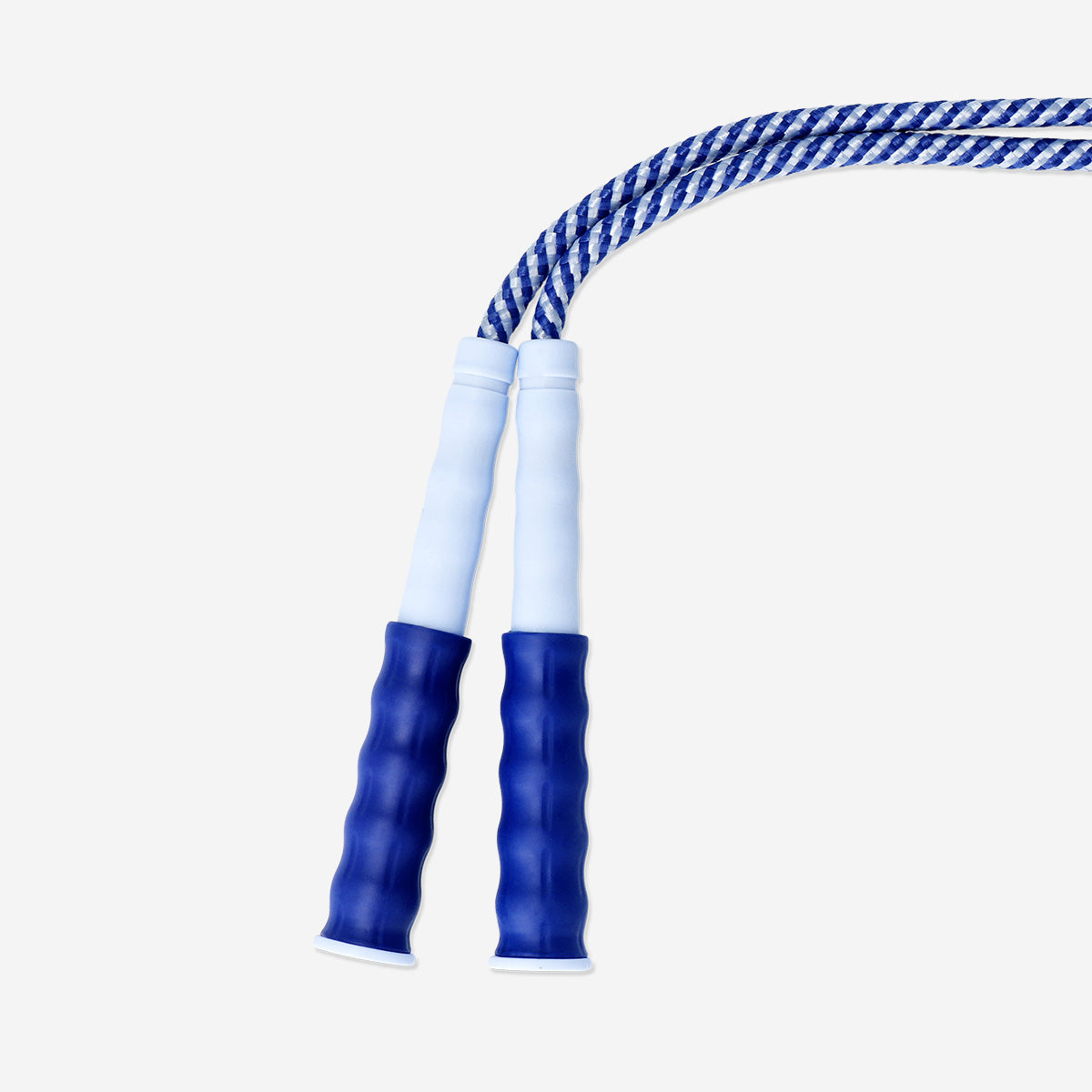 Corda de saltar azul para fazeres exercício