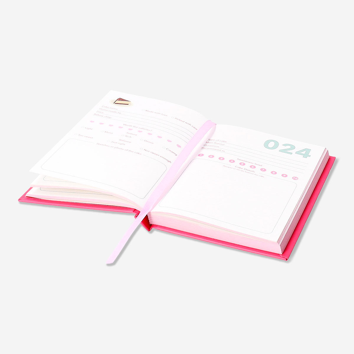 A6 cake journal from Flying Tiger Copenhagen, featuring a compact office notebook with a cake-themed cover design.