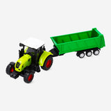 Toy tractor with storage from Flying Tiger Copenhagen, featuring realistic details and a compact design for kids' play.