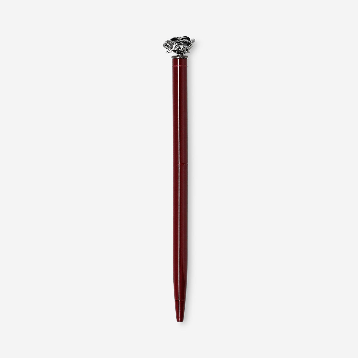 Metal rose ballpoint pen from Flying Tiger Copenhagen, sleek office pen with a metallic finish and rose design.