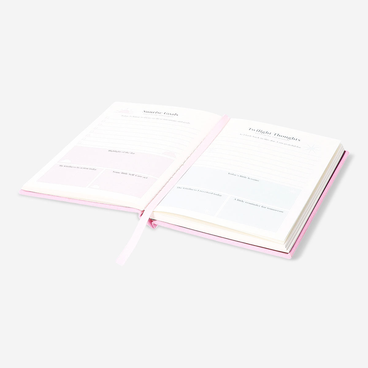 Flying Tiger Copenhagen gratitude journal for office use, featuring a compact design and motivational pages for daily reflection.