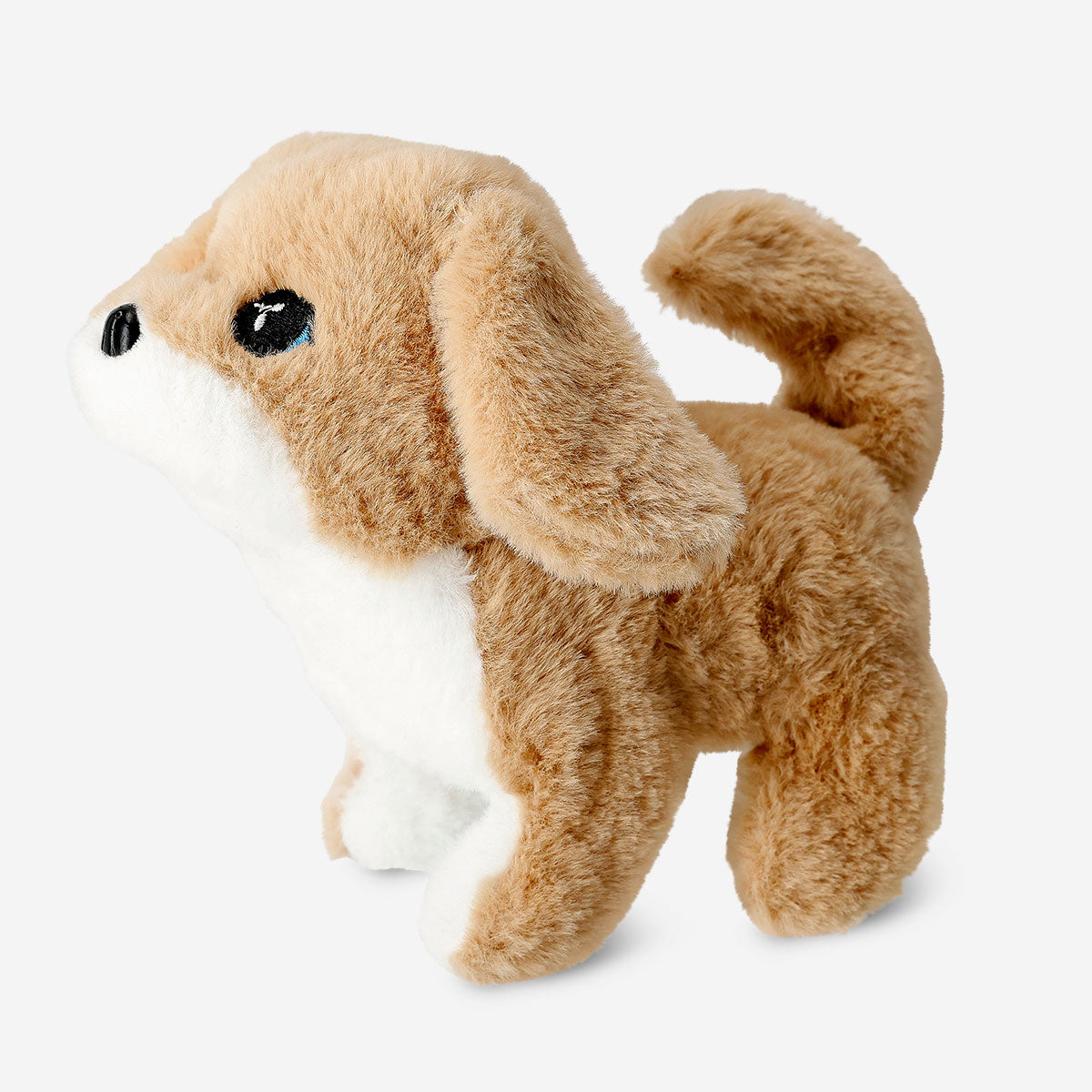 Flying Tiger Copenhagen walking dog gadget showing a playful dog figure with a leash, designed for dog enthusiasts and gadget lovers.