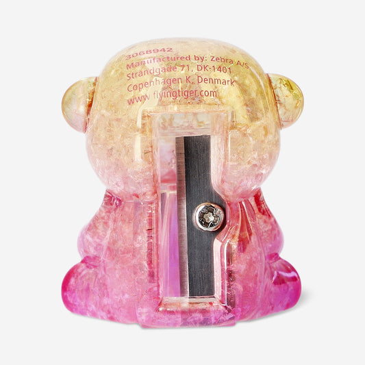 Iridescent gummy bear pencil sharpener