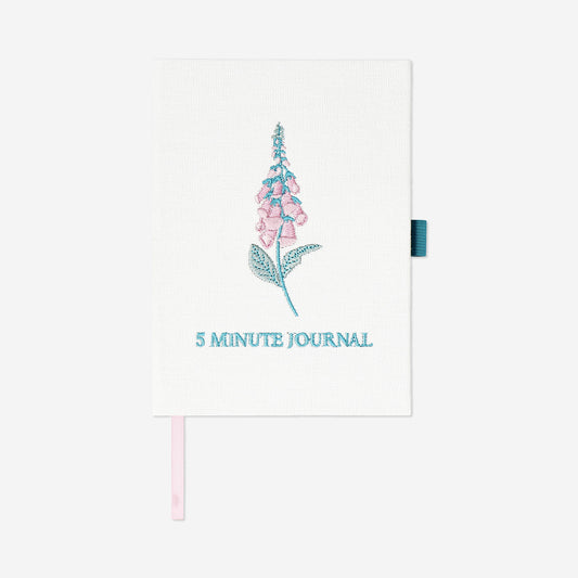 White five minute journal
