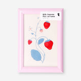 Pink Flying Tiger Copenhagen picture frame, 10x15 cm, showcasing a decorative home photo display with a sleek, vibrant design.