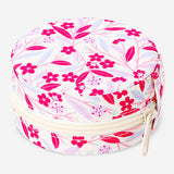 Flying Tiger Copenhagen floral jewellery box with intricate flower designs, perfect for organizing personal care accessories.