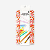 Set of 12 erasable coloured pencils from Flying Tiger Copenhagen, ideal for office and creative drawing projects.