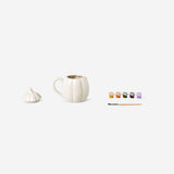 DIY pumpkin mug by Flying Tiger Copenhagen, 420 ml ceramic mug featuring a fun pumpkin design for craft projects and holiday use.
