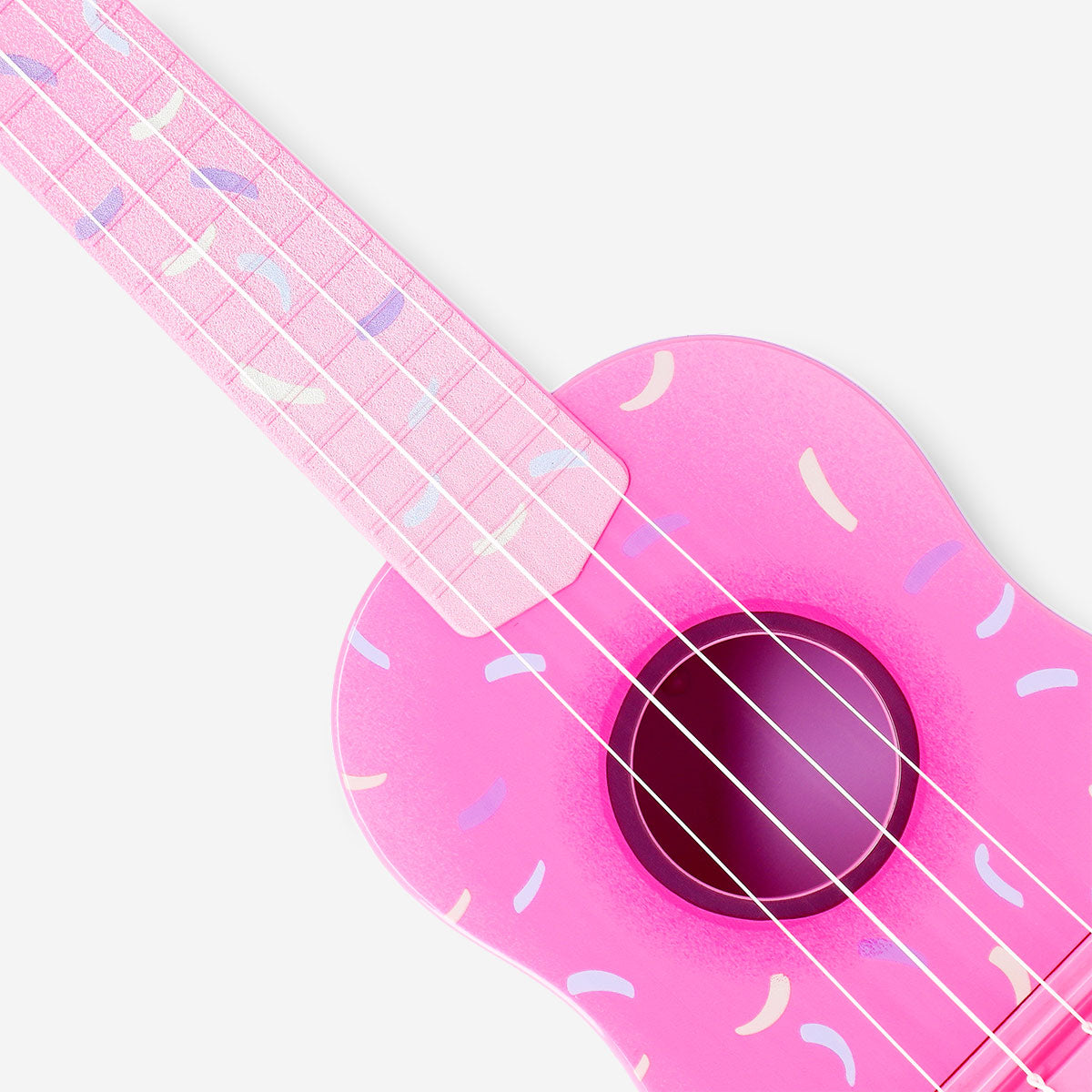 Ukulele - Pinkes Donut-Design