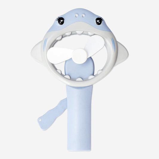 Ventilateur à main - Requin bleu