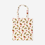 Textile tote bag featuring festive Christmas sausage dogs design, by Flying Tiger Copenhagen.