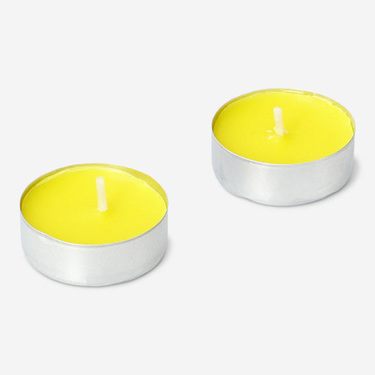 Scented tealights with citrus and green tea fragrance - 18 pcs