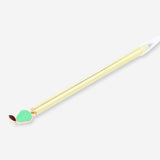 Flying Tiger Copenhagen Everlasting pencil in gold with green pear-shaped topper, ideal for office writing and stationery.