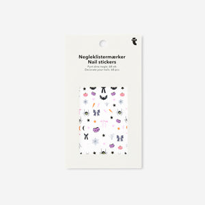 3D Halloween nail stickers by Flying Tiger Copenhagen featuring spooky designs for festive nail art.