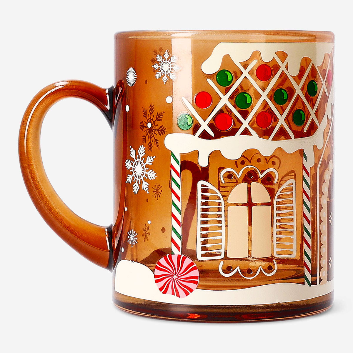 Gingerbread mug glass mug - 350 ml