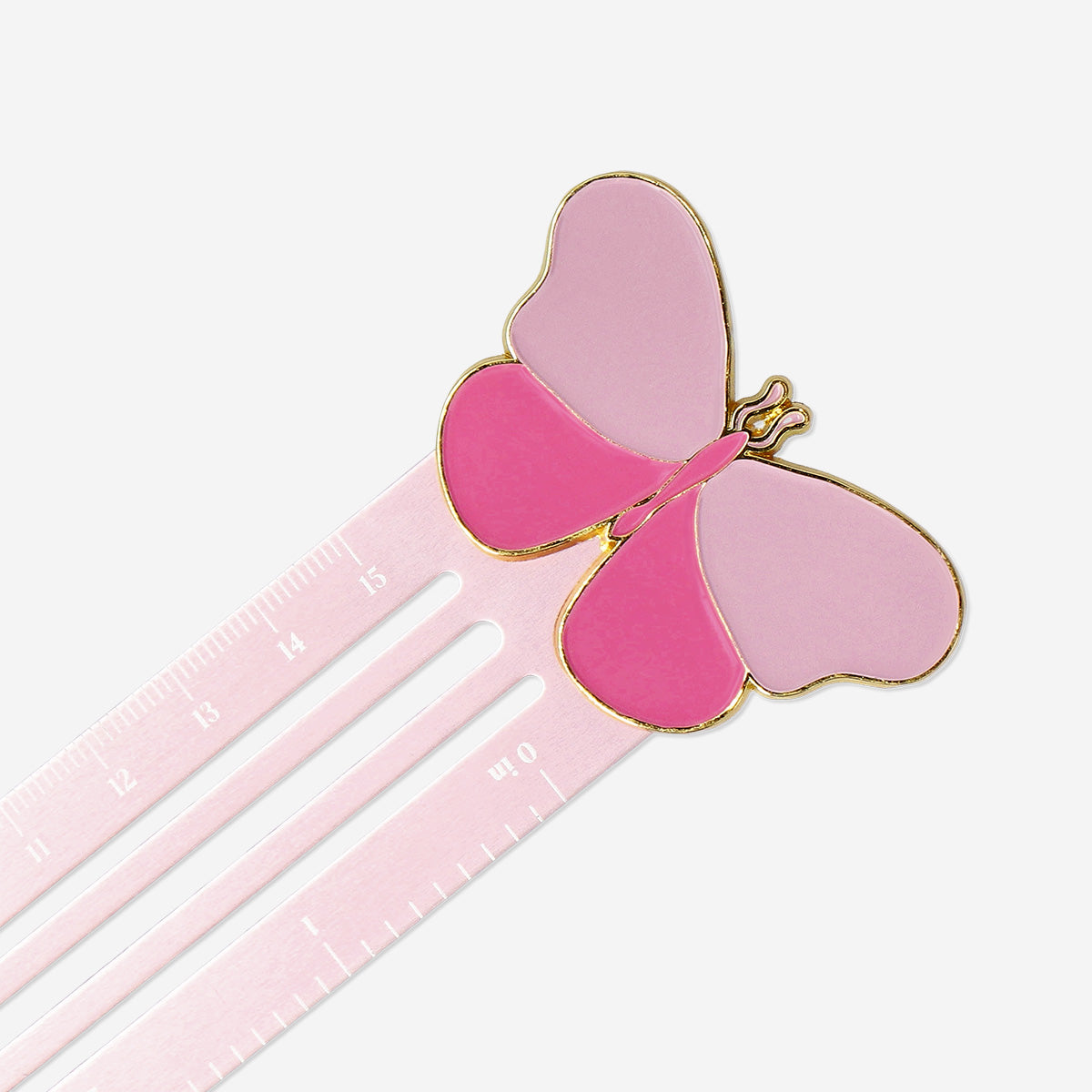 Butterfly metal ruler