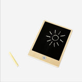 Set of three wooden blackboard tablets with chalk, toy learning tools by Flying Tiger Copenhagen, ideal for creative play and drawing.