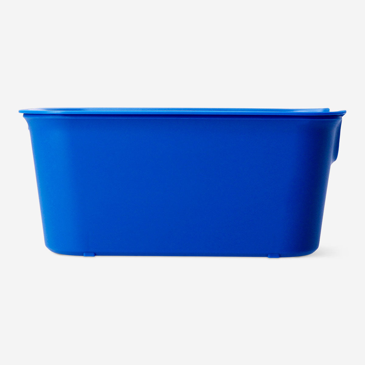 Navy storage box with lid from Flying Tiger Copenhagen, measuring 13x19 cm, ideal for home organization and storage.