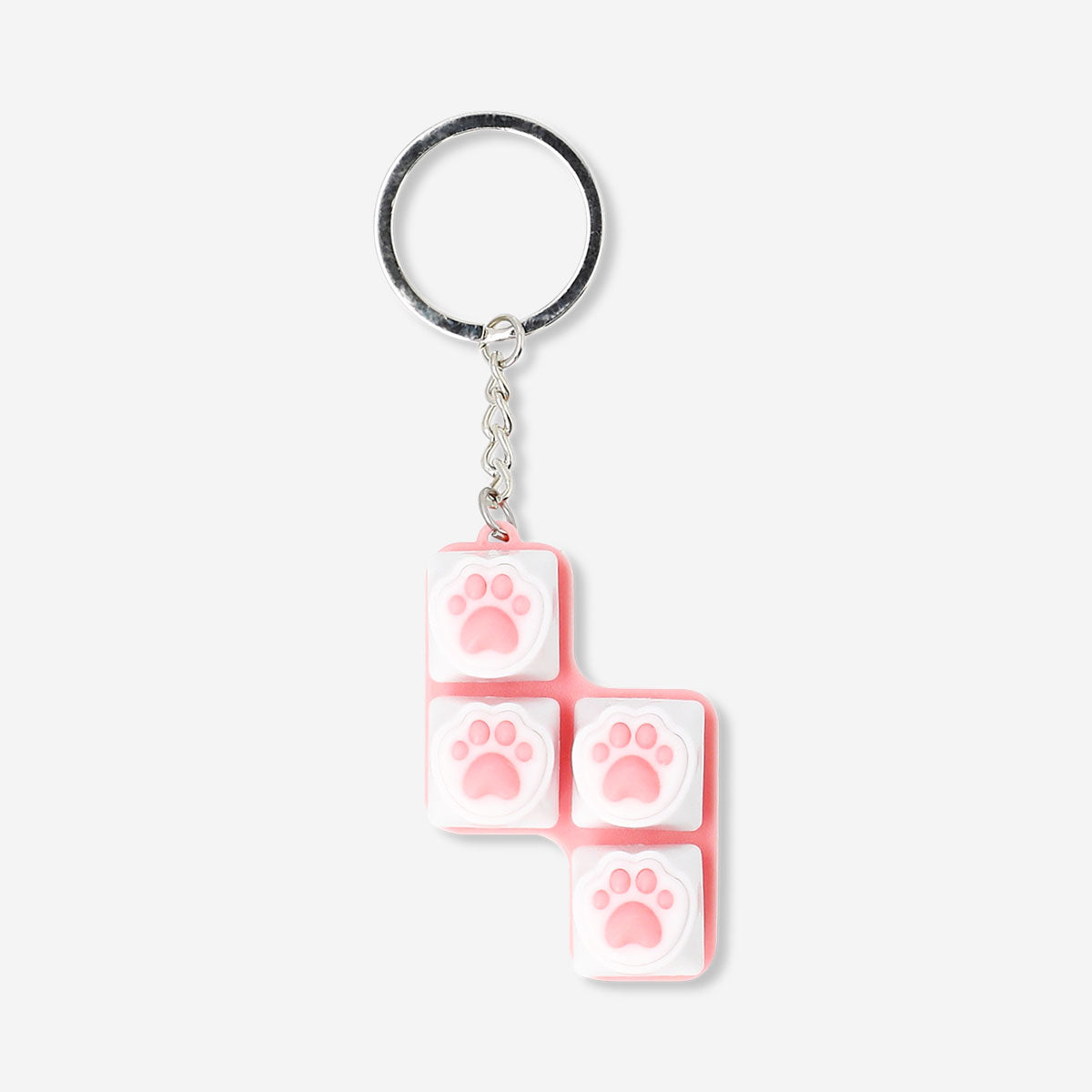 Flying Tiger Copenhagen clicking keyring toy with adorable paw design, fun gadget for keys or bag accessories.