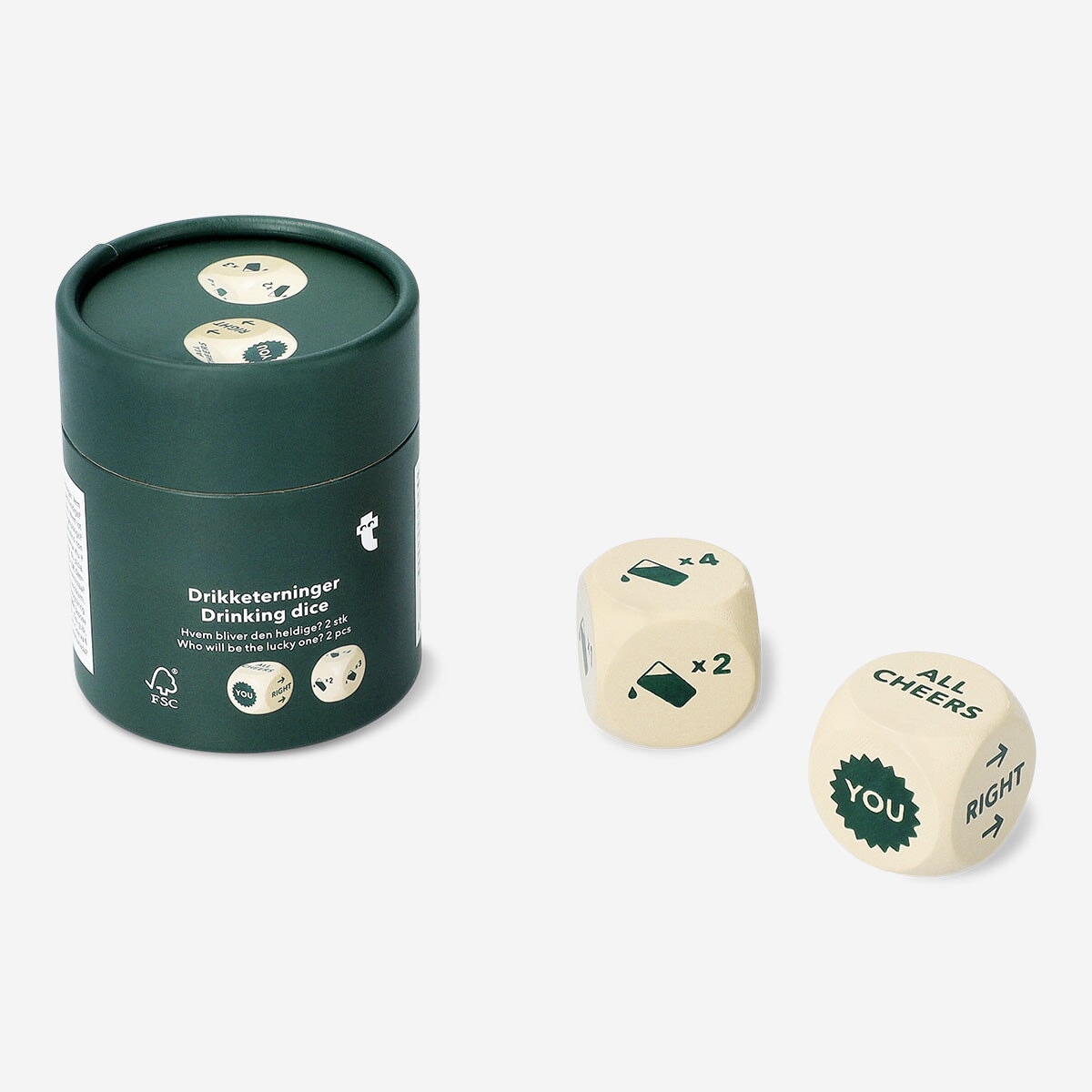 Decision Drinking Dice Game Gadget Flying Tiger Copenhagen 