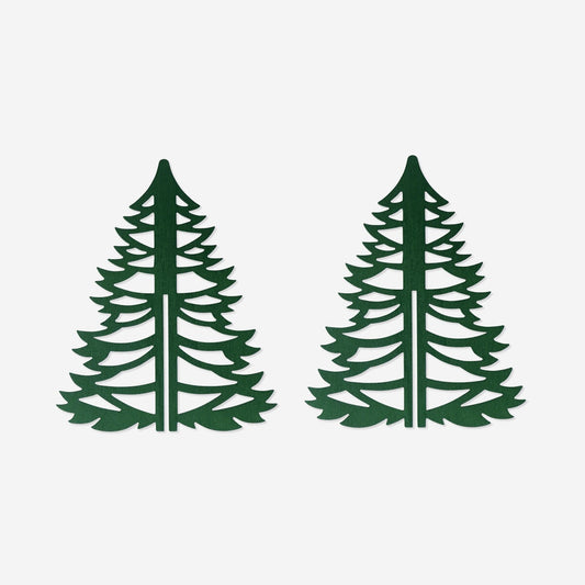 Decorative assembly Christmas trees - 2 pcs