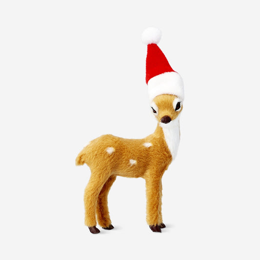 Decorative Christmas roe deer - 13 cm