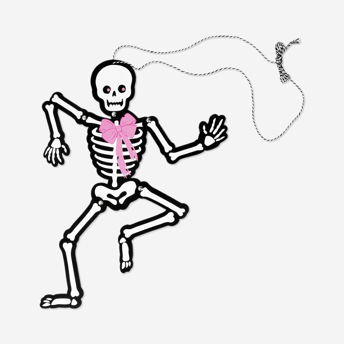 Decorative felt skeleton - 50 cm Party Flying Tiger Copenhagen 