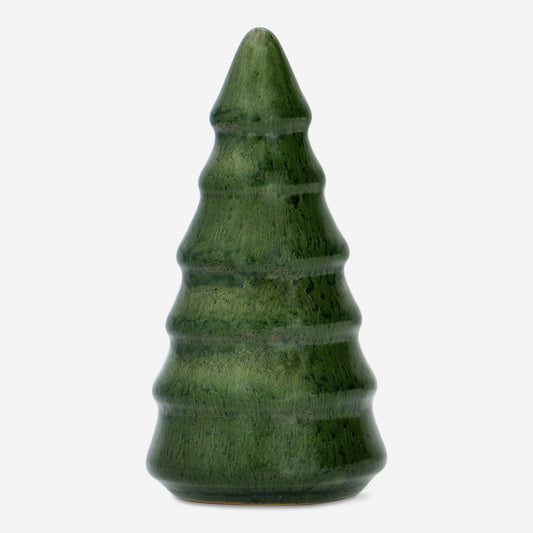 Decorative light green ceramic Christmas tree