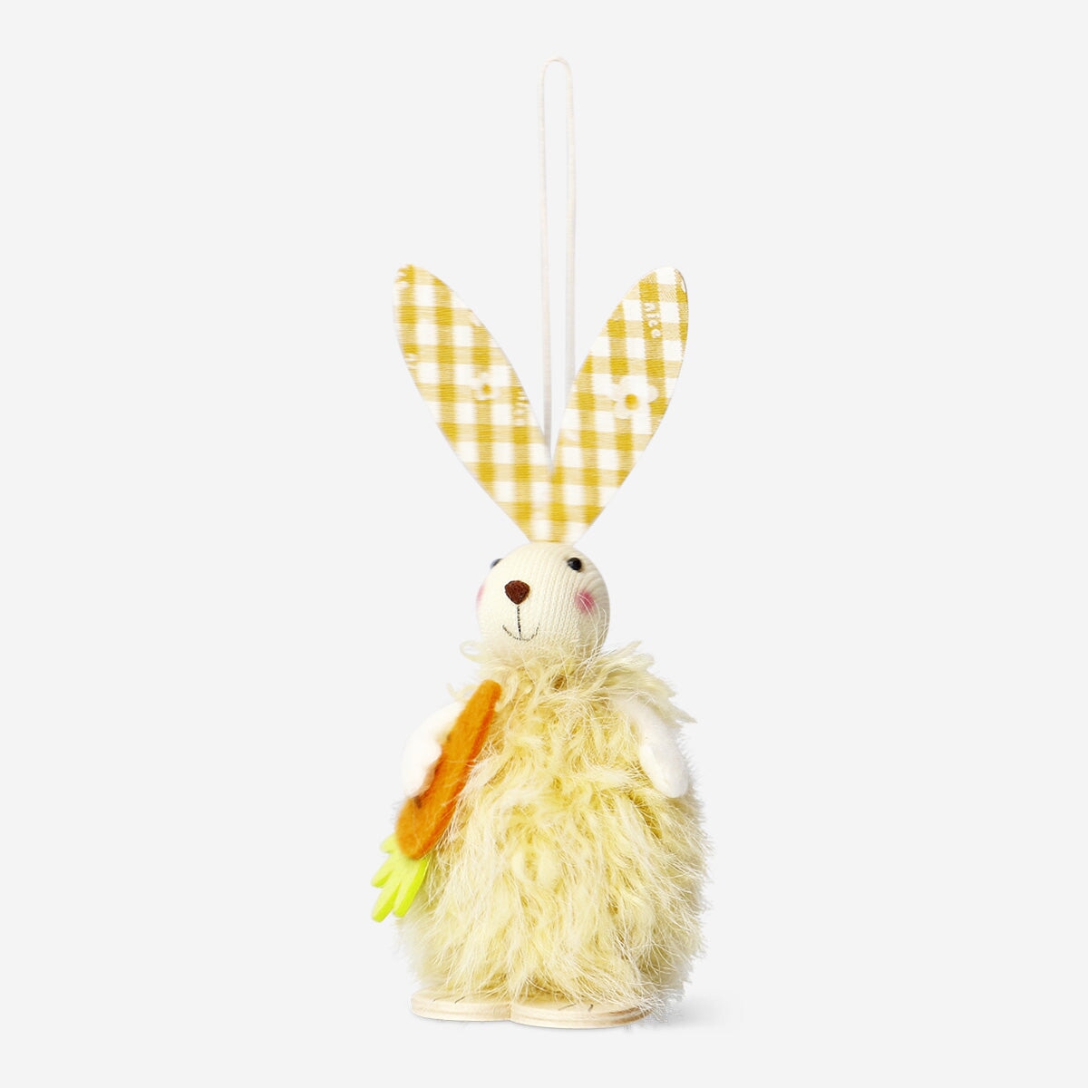 Decorative yellow rabbit with carrot | Flying Tiger Copenhagen
