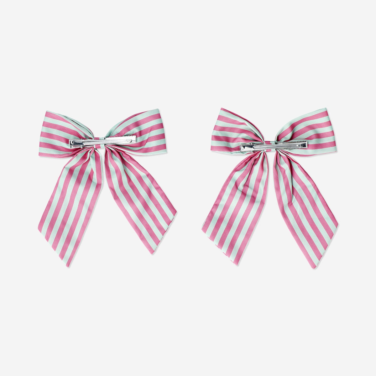 Decorativeclip bows with pink stripes - 2 pcs Home Flying Tiger Copenhagen 