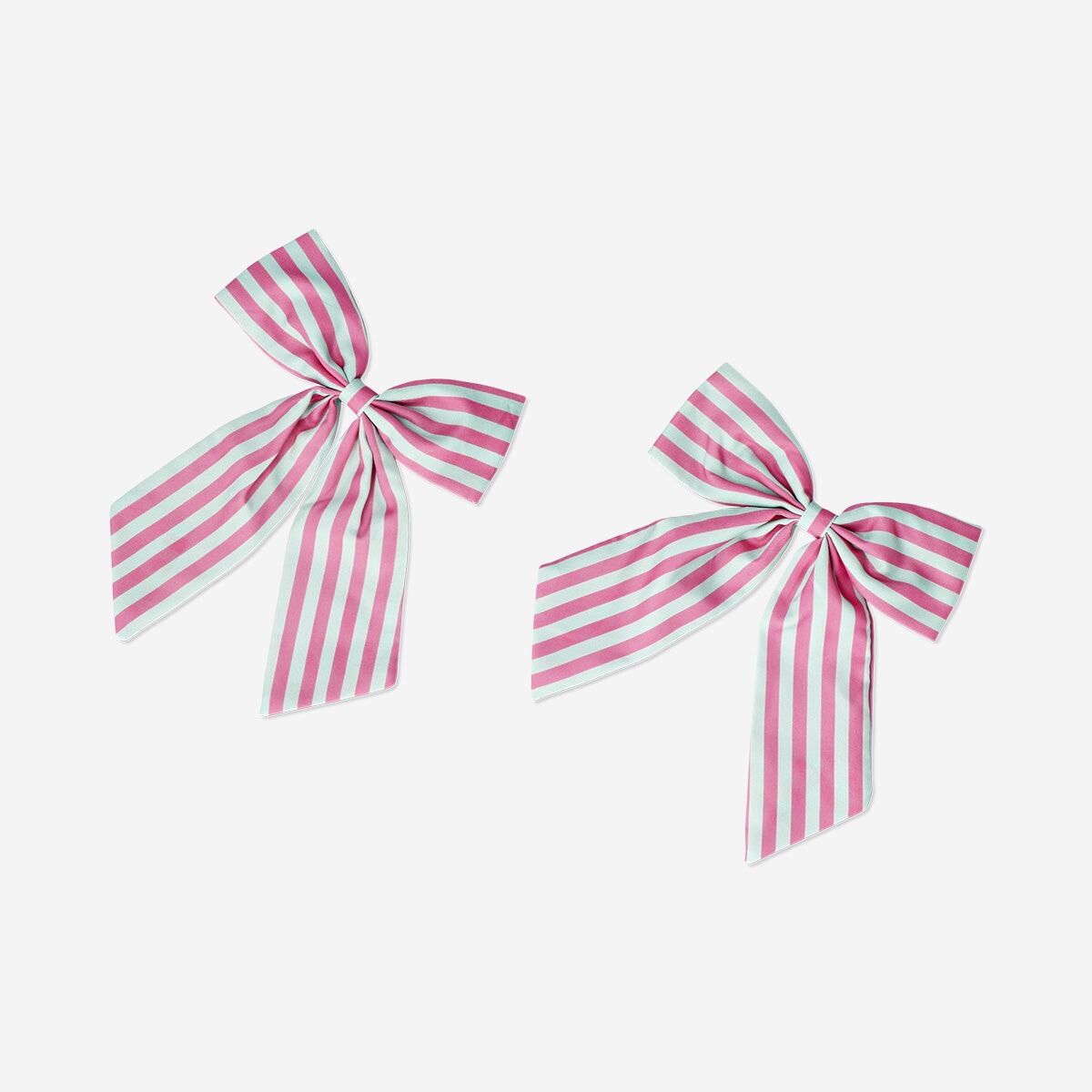 Decorativeclip bows with pink stripes - 2 pcs Home Flying Tiger Copenhagen 