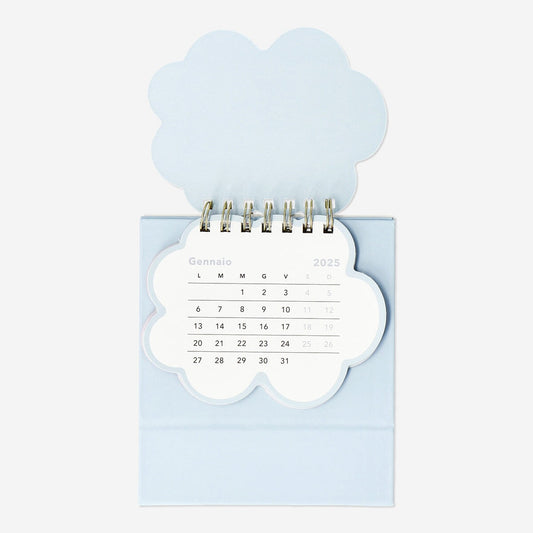 Bureaukalender met wolk - Italiaans