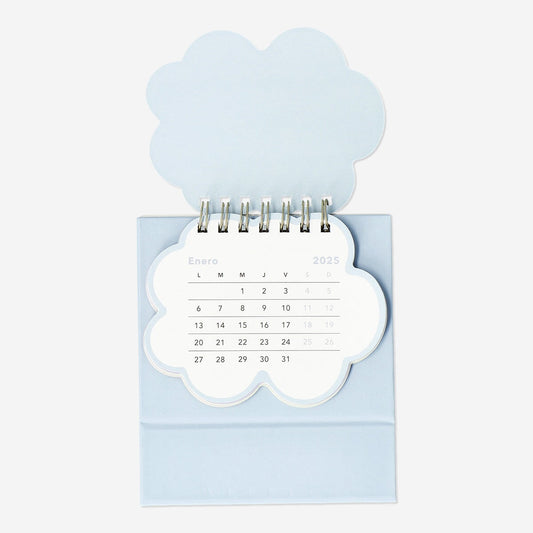 Desk Calendar with Cloud - Spanish