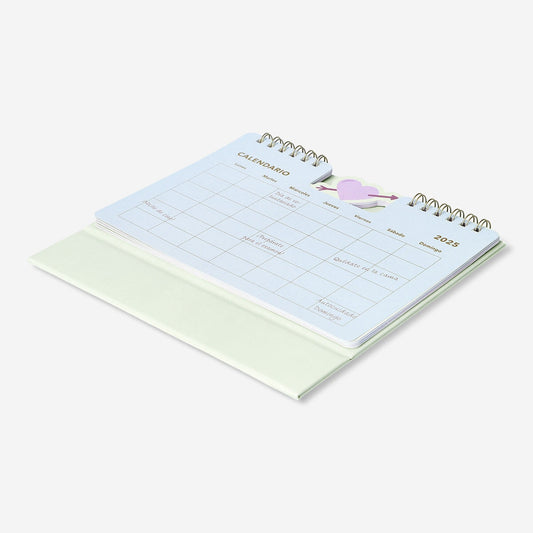 Desk Planner with Heart - Spanish