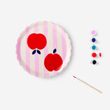 Decorative DIY hobby plate, 20 cm, with colorful patterns and designs, perfect for creative crafts by Flying Tiger Copenhagen.