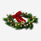 Small 23cm door wreath with decorative greenery, perfect for home decor by Flying Tiger Copenhagen.