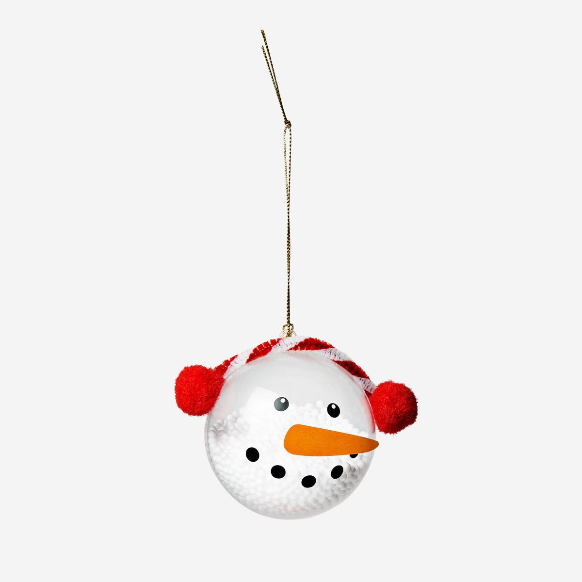 DIY Christmas bauble. Snowman Hobby Flying Tiger Copenhagen 