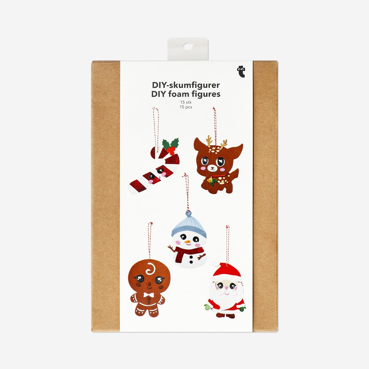 DIY Christmas foam figures - 4 pcs Hobby Flying Tiger Copenhagen 