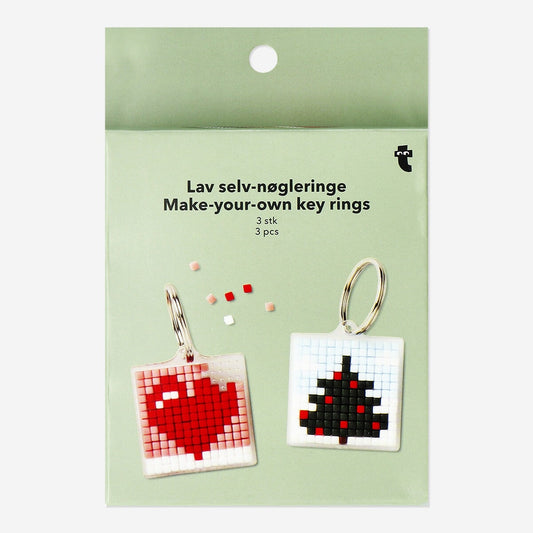 DIY Navidad Llaveros - 3 pzas