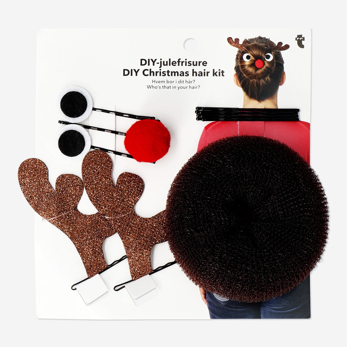 DIY Christmas reindeer hair kit Textile Flying Tiger Copenhagen 