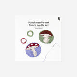 DIY coasters punch needle set hobby Flying Tiger Copenhagen 