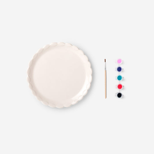 DIY decorative plate - 20 cm