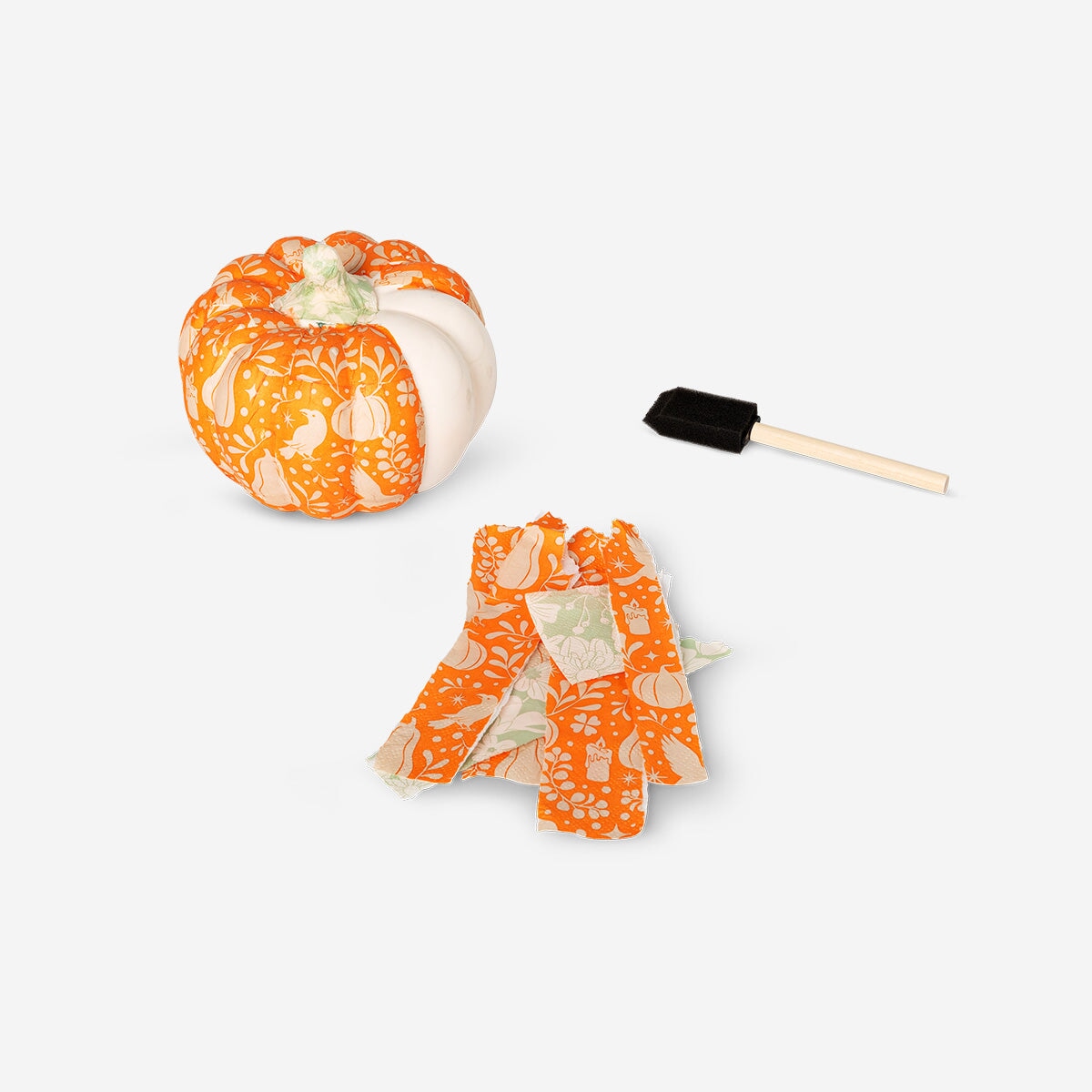 DIY decoupage pumpkin hobby Flying Tiger Copenhagen 