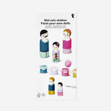 DIY doll's house dolls with paint - 5 pcs Hobby Flying Tiger Copenhagen 