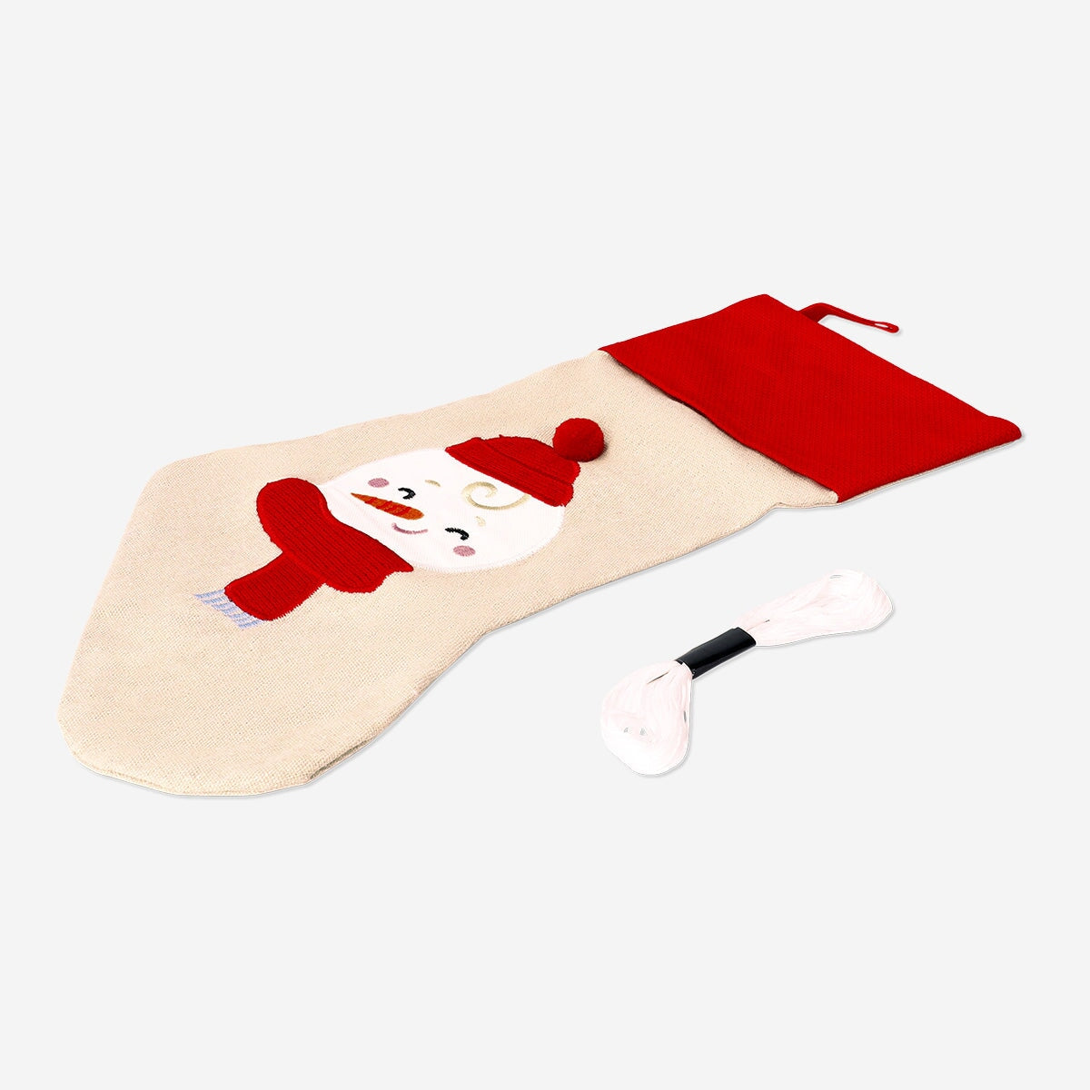 DIY Embroidered Stocking Hobby Flying Tiger Copenhagen 