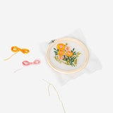 DIY embroidery flowers kit Hobby Flying Tiger Copenhagen 